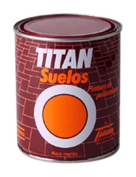 

Pintura Suelos Rojo Ingles 023055504 - 4 L.. - Titan