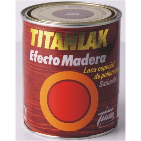 PINTURA TITANLAK EFECTO MADERA ROBLE CENIZA 750ML TITAN