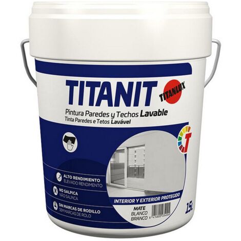 Pintura Titanlux Biolux  a62000815 Blanco 15 L