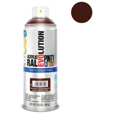 PintyPlus Evolution Farbe auf Wasserbasis – RAL 8017 Intensive Schokolade, 520 ml