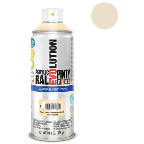 pintyplus evolution Sprühfarbe auf Wasserbasis 520cc ral 1015 hell elfenbein