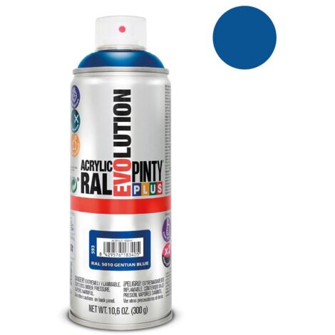 PintyPlus Evolution Sprühfarbe – RAL 5010 Intensives Enzianblau 520 ml