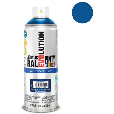 Pintyplus Evolution Wasserbasierte Aerosolfarbe 520cc Ral 5010 Veilchenblau