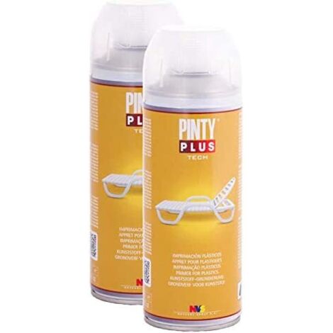 pintyplus tech spray paint plastics primer 520cc i199 trasparente