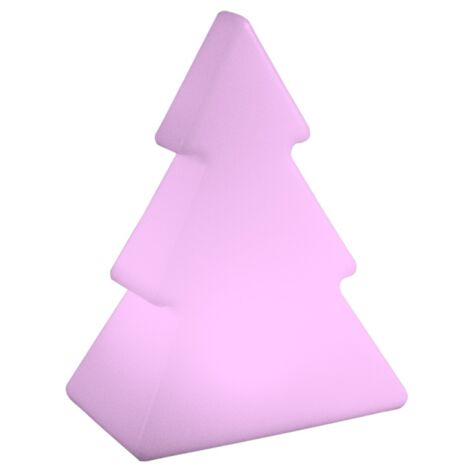 PINUS 40 Árbol de Navidad Iluminado sin Cables. Decoración con Carga Solar y Batería Recargable. Luz RGB con Mando a Distancia. Hecha de Polietileno en España