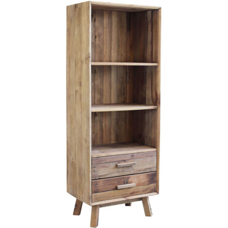 PINUS - libreria con 2 cassetti e 3 ripiani