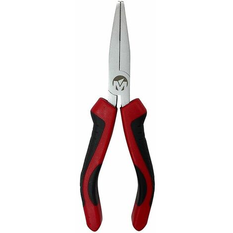 Pinza a becchi mezzotondi dritti 160mm cr-v