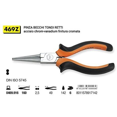 PINZA A BECCHI TONDI mm 160