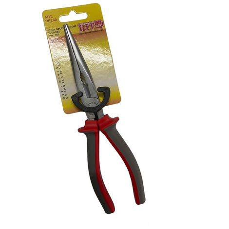 PINZA A BECCO BECCHI LUNGHI LUNGO 1/2 TONDI 200mm HIT TOOLS