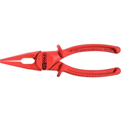 Pinza a becco piatto KS Tools 1171640 200 mm plastica isolata