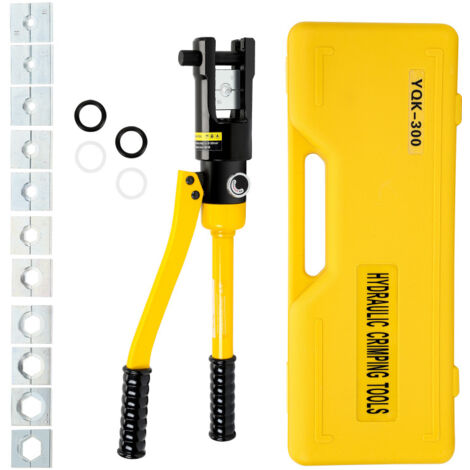 HENGDA Pinza a crimpare idraulica per elettricista Rame Acciaio inossidabile Terminali tubolari Pinza a crimpare 16-300mm².