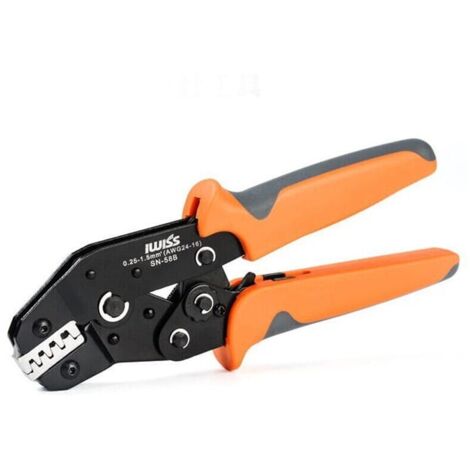 Pinza a crimpare per terminali non isolati (Dupont, JST, Molex e Faston)