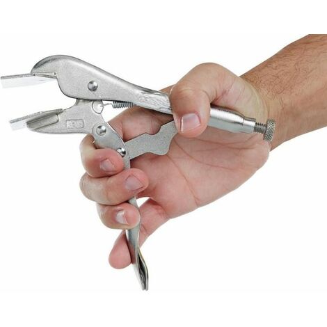Pinza a scatto autobloccante piatta morsetto piatto 10" 250mm Art.110501