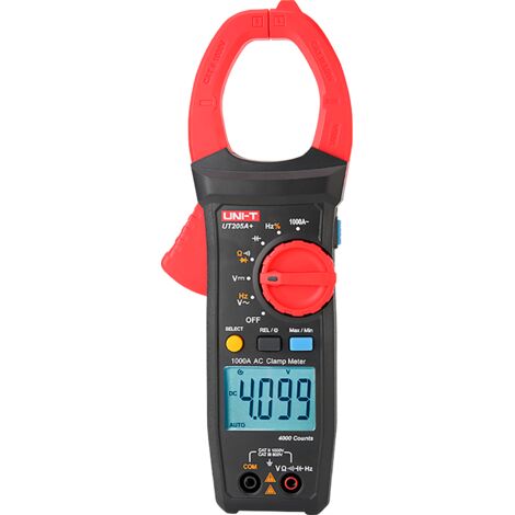 Pinza amperimétrica con multímetro 1000A LCD Uni-T UT205A+