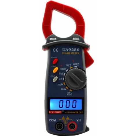 Pinza amperimetrica digital auto rango UA9250 con multimetro