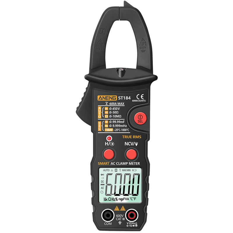 

ANENG True RMS Digital Multimeter Clamp Meter,Negro