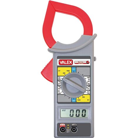 Pinza amperometrica con tester digitale e batterie incluse valex 1800166