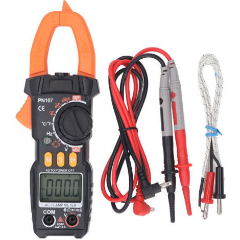 Pinza amperometrica digitale 600 A 600 V 4000 conteggi NCV, resistenza, condensatore, diodo, amperometro, tester di tensione