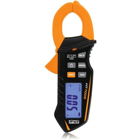 HT INSTRUMENTS Pinza Amperometrica Tascabile per corrente AC/DC TRMS fino a 400A, HT7005 - HT ITALIA HP007005