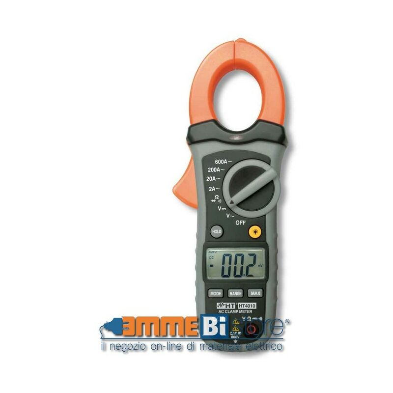 Ht Italia Pinza Digitale Ac600a Cat Iii 600v Ht4010 Cod. Hp004010 
