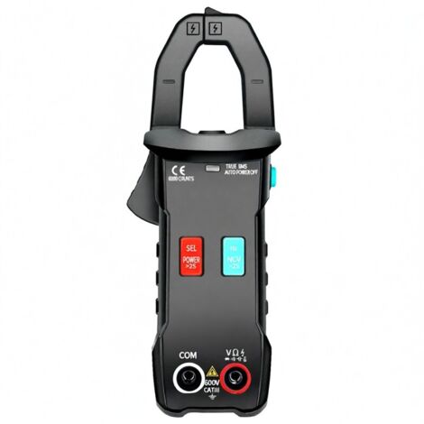 Pinza amperometrica ZT-5BQ, 6000 conteggi, True RMS, test NCV, misura tensione CC/CA, corrente CA, resistenza, capacità, frequenza, corrente di picco, diodo