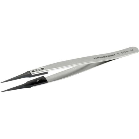Pinza antistatica Lindstrom TL 5CFR-SA argento