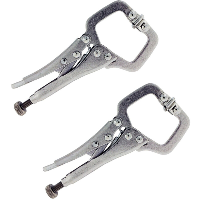 Pinza Autobloccante a Scatto Morsetto Ganascia a c Regolabile a Vite 240mm 11' - - Trade Shop Traesio