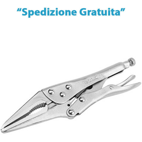 PINZA AUTOBLOCCANTE GANASCE DRITTE 103509 WOKIN - MM 230 MAX A.MM 65 - 3 pezzi