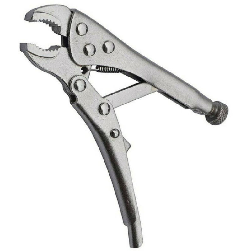 Trade Shop Traesio - Pinza Autobloccante Grip 5' Apertura Regolabile Con Leva Di Sgancio a Scatto 14mm -