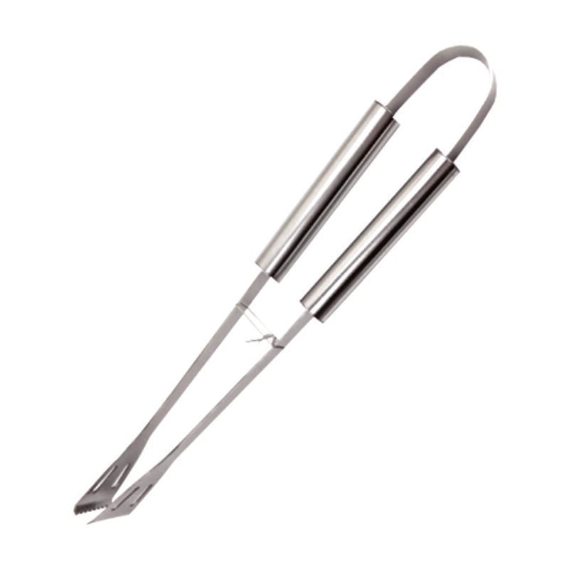 Pinza in acciaio inox per barbecue con manico alluminio - lunghezza cm.35