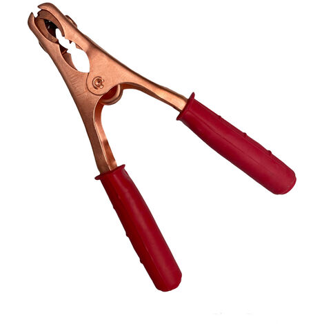 PINZA BATTERIA 380A BATTERIE MACCHINA AUTO CAVI ROSSA RAMATA
