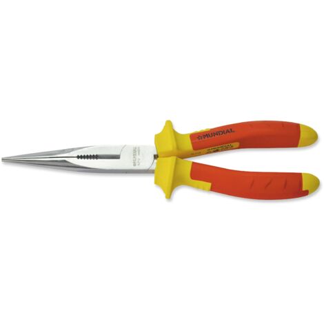 PINZA BECCHI MEZZOTONDI ISOLATA 1000V mm. 160