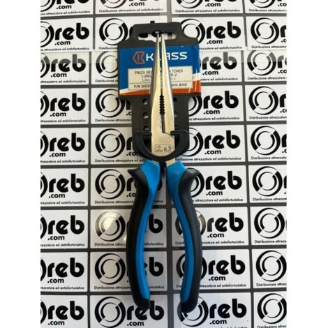 PINZA BECCHI MOZZI TONDI LUNGHI CR-V 200MM DRITTI CON APPENDINO TOPTUL 30032