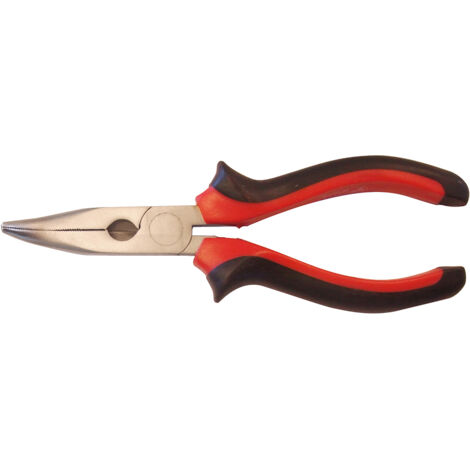 Pinza becchi semitondi curvi 160 mm.