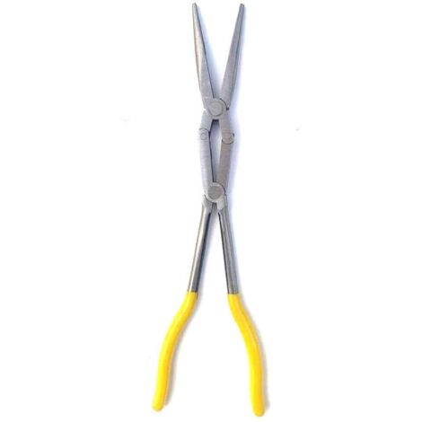 PINZA BECCO BECCHI DRITTI LUNGHI DOPPIO SNODO LUNGO 33 cm 13&quot MANICO DRITTO 706