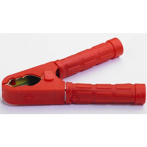 PINZA CAVI BATTERIA MAURER 500A Ax7 ROSSA