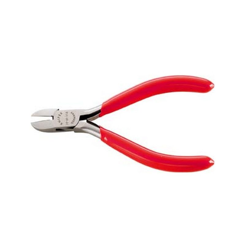 

Knipex - Pinza cortante lateral de electrónico, cabeza pulido, Modelo de bisel, cabeza círculo, Largo 115 mm