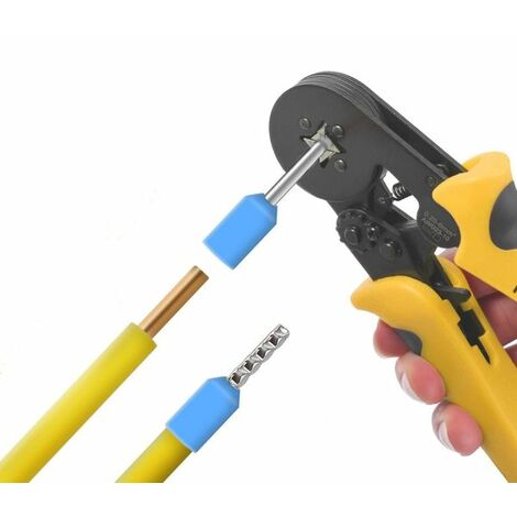 Pinza crimpatrice per terminale da 0.25-10mm²