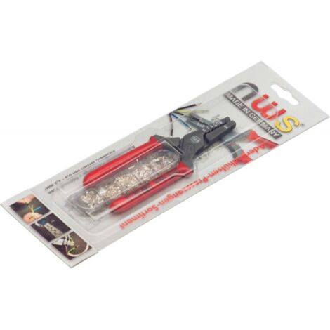 Pinza de engarzado + borne Nr.143T/S NWS