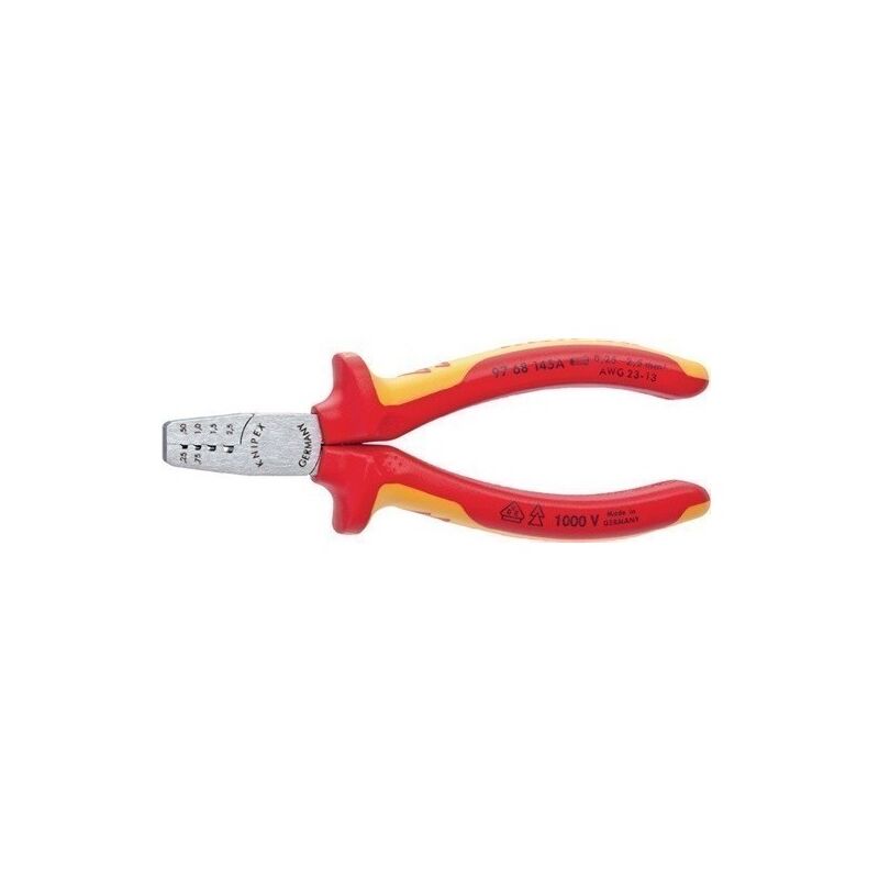 

Knipex - Alicate Para Entallar Punteras Longitud Total 145 Mm 0,25-2,