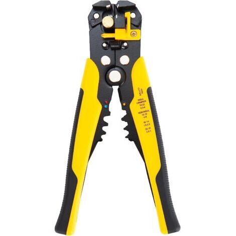 Pinza desenchufadora automática con función de crimpado y ajuste preciso para cables de AWG 24 a 10 o de 0,2 a 6,0 mm² apta para desenchufar, cortar, crimpar, así como para cables aislados o no aislad