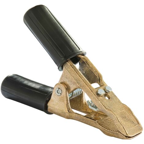 Pinza di massa 1000 A nera