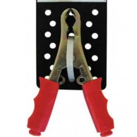 pinza di massa per saldatrice rossa -  60a - telwin.