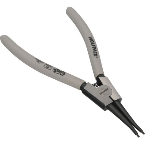 Pinza dritta per rondelle esterne 175 mm. Acciaio Din 5254