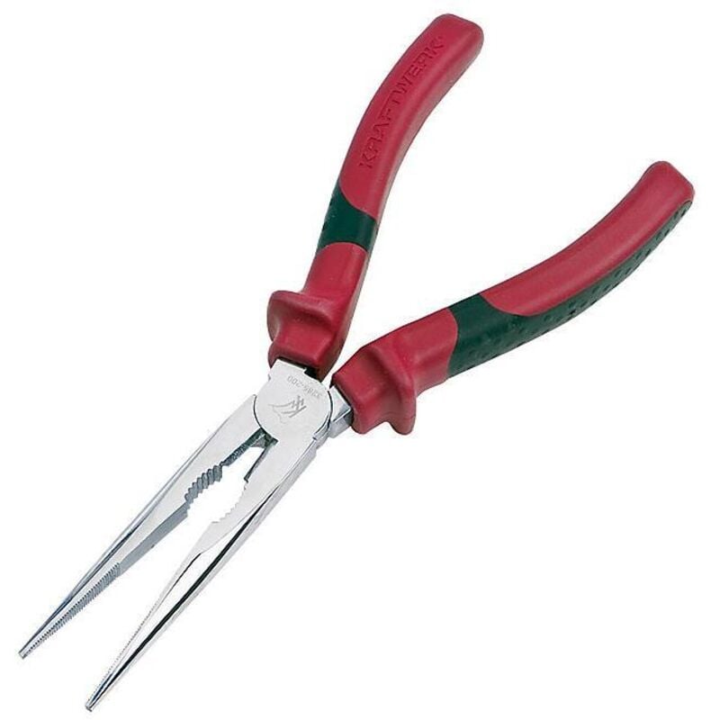 Pinza ErgoKraft a becchi mezzotondi lunghi 200 mm