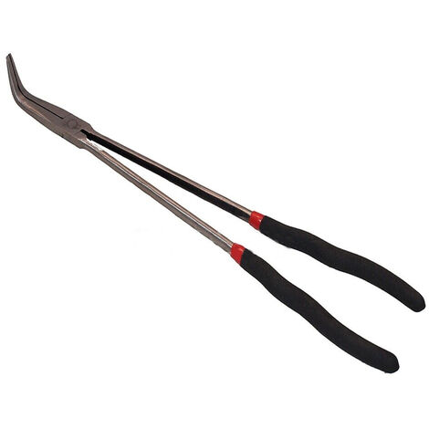 PINZA EXTRA LUNGA 40cm MECCANICO BECCO CURVO 90° BECCHI CURVI