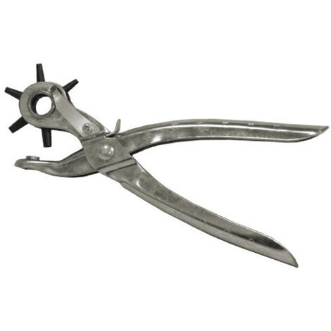 Pinza fustellatrica Brixo in lamiera stampata 240 mm con sei fustelle