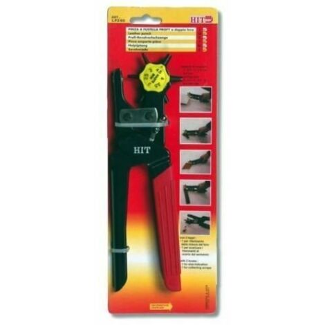 PINZA FUSTELLATRICE PER OCCHIELLI FORI CINTURA FUSTELLA CUOIO HIT