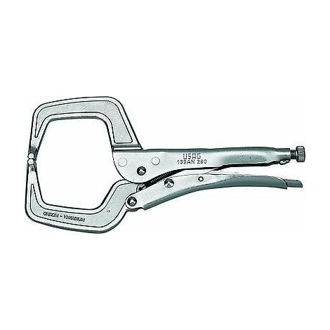 PINZA GRIP A PRESSIONE AUTOBLOCCANTE CON GANASCE A COLLO DI CIGNO USAG 139 AN
