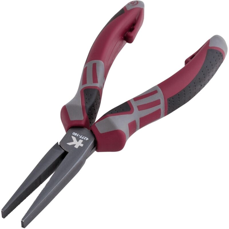 Pinza Hightech a becchi piatti lunghi 160 mm